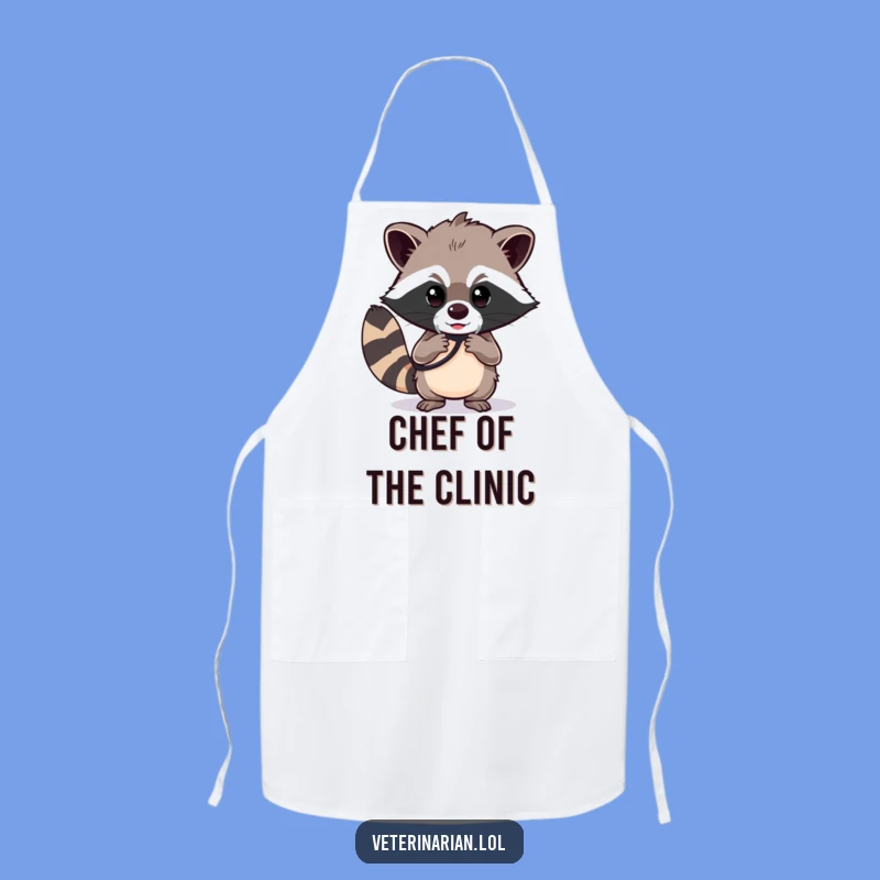 Funny Raccoon Apron: Determined Chef Humor, Perfect Funny Gift