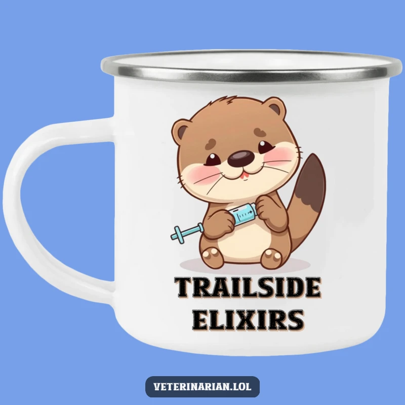 Funny Otter Camping Mug: Precise Sips for Your Outdoor Adventures