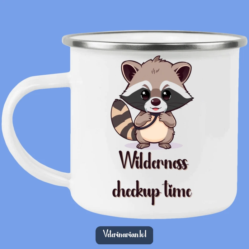 Funny Raccoon Camping Mug: Focused Sips for Determined Adventures