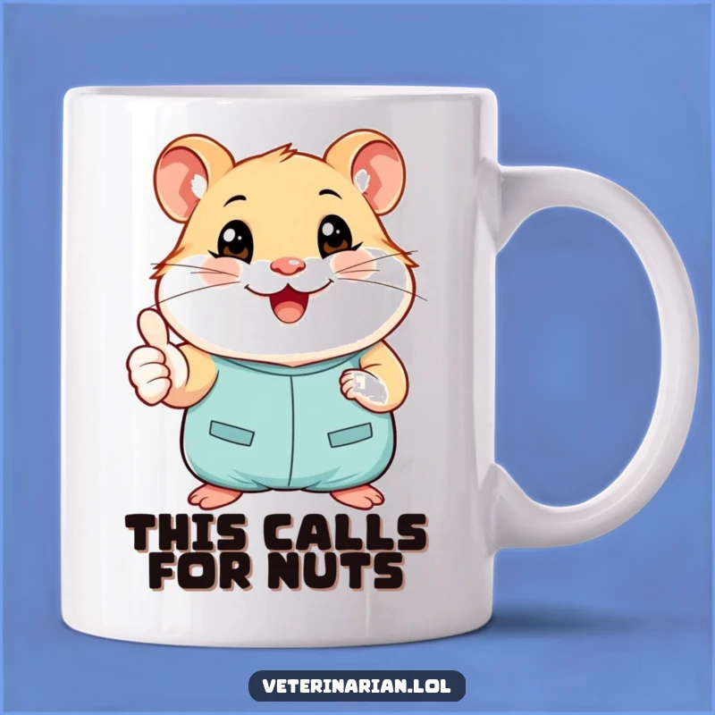 Funny Hamster Nurse Mug - Cheerful Medical Assistant Gift
