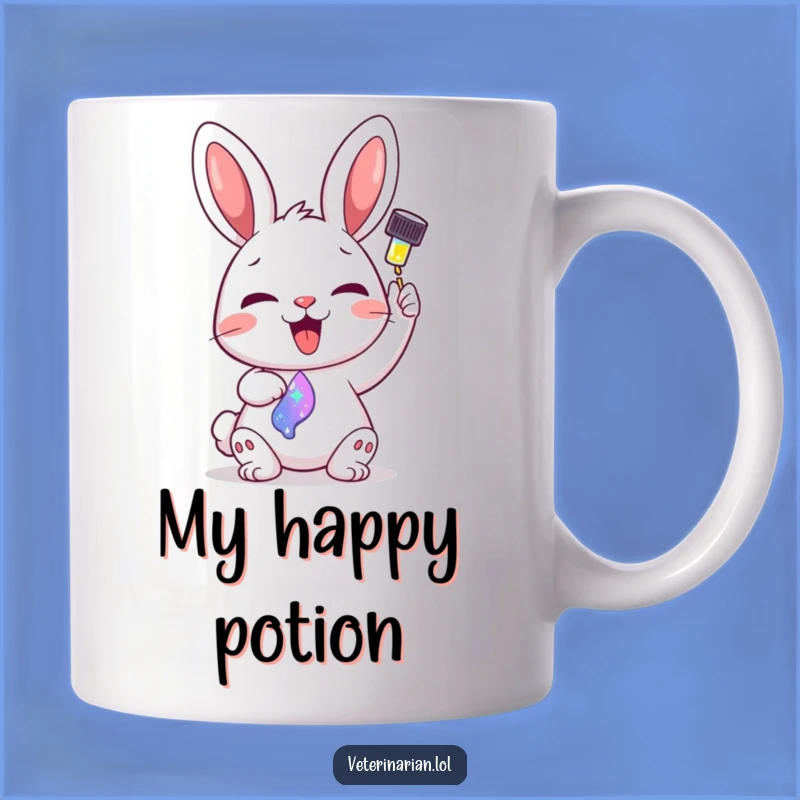 Funny Bunny Potion Mug - Magical Elixir Humor Gift