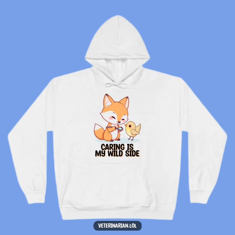 Cozy Funny Fox Hoodie: A Gentle Funny Gift for Comfort and Care