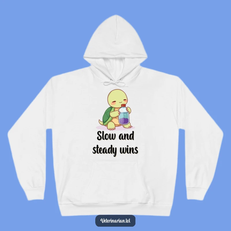 Cozy Funny Turtle Potion Hoodie: Embrace Calmness with a Gentle Nudge