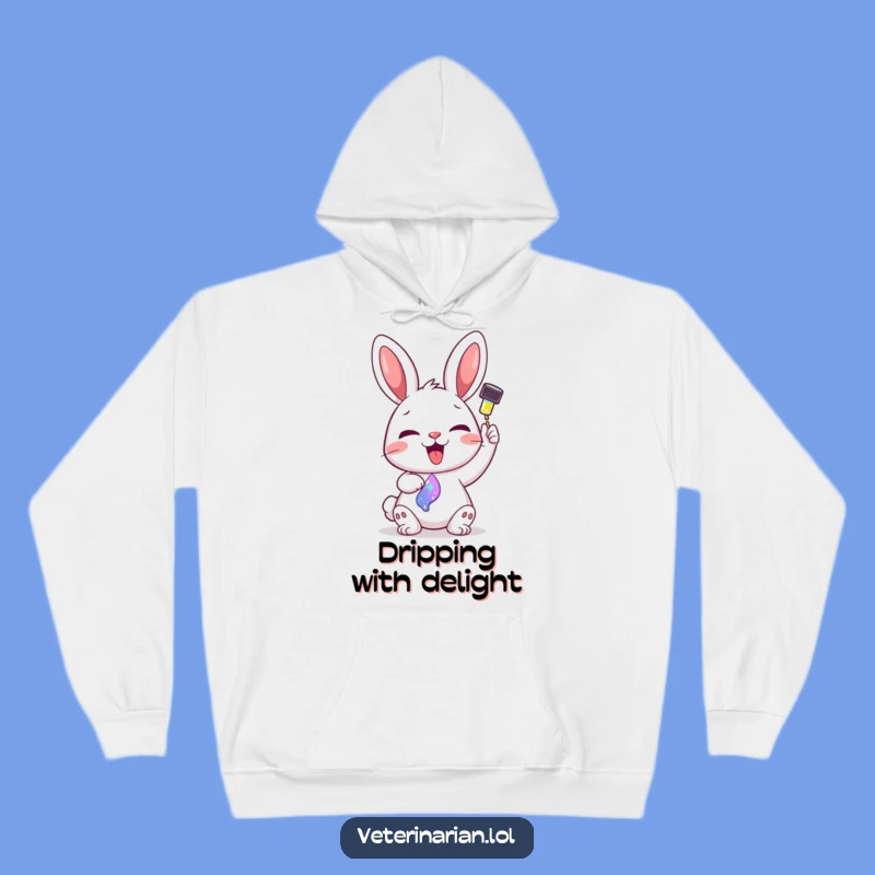 Funny Bunny Potion Hoodie - Cozy Magical Elixir Sweatshirt Gift