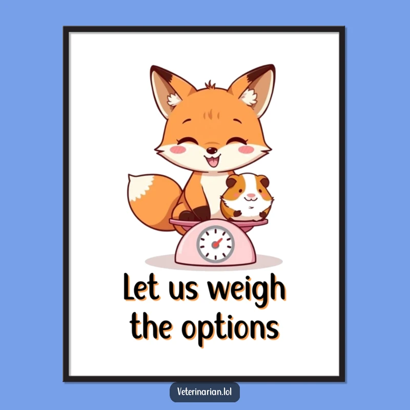 Free Printable Funny Fox Wall Art - Playful Downloadable Decor for Your Den!