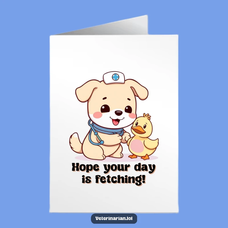 Free Printable Dog Vet Birthday Card - Cheerful Downloadable for a Special Friend