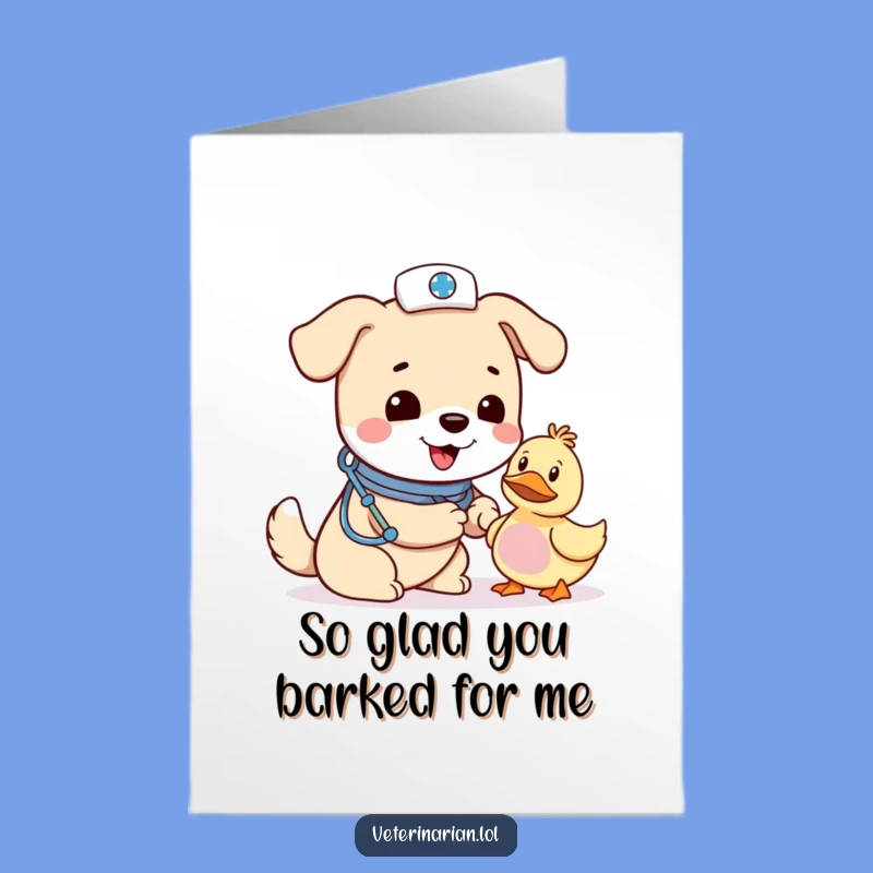 Free Printable Dog Vet Thank You Card - Adorable Downloadable for Gratitude