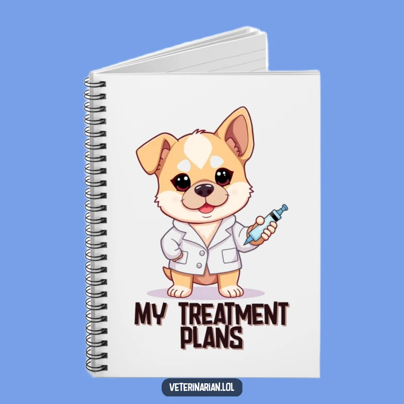 Funny Brave Dog Vet Notebook: Record Your Pet Care Notes