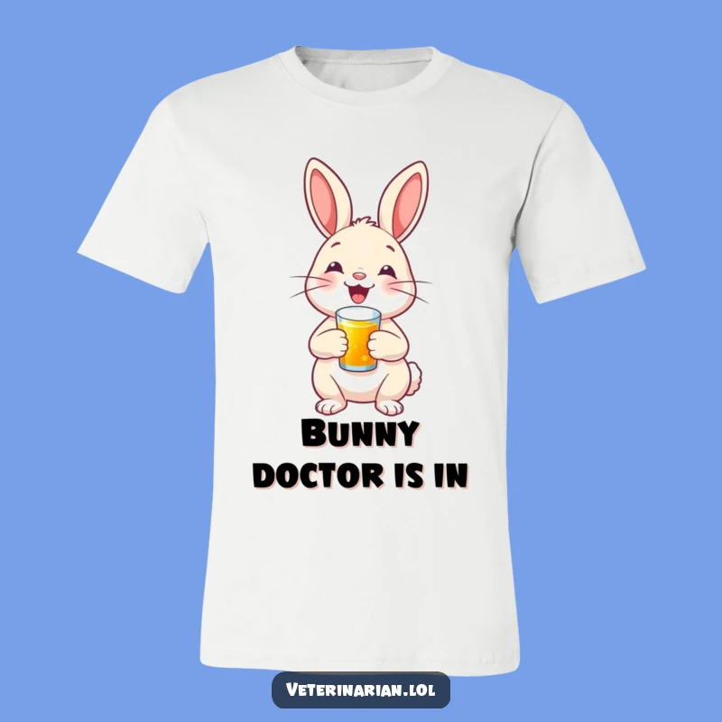 Funny Bunny Nurse Shot T-Shirt - Proud Rabbit Tee, Great Gift