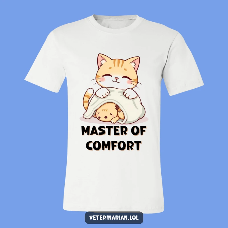 Funny Caring Cat T-Shirt: Wear Your Nurturing Heart