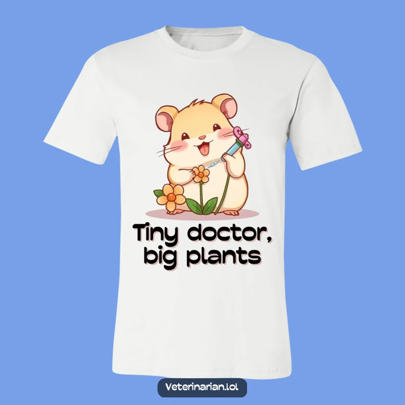 Funny Hamster Gardener T-Shirt: Wear Your Heart with This Funny Gift