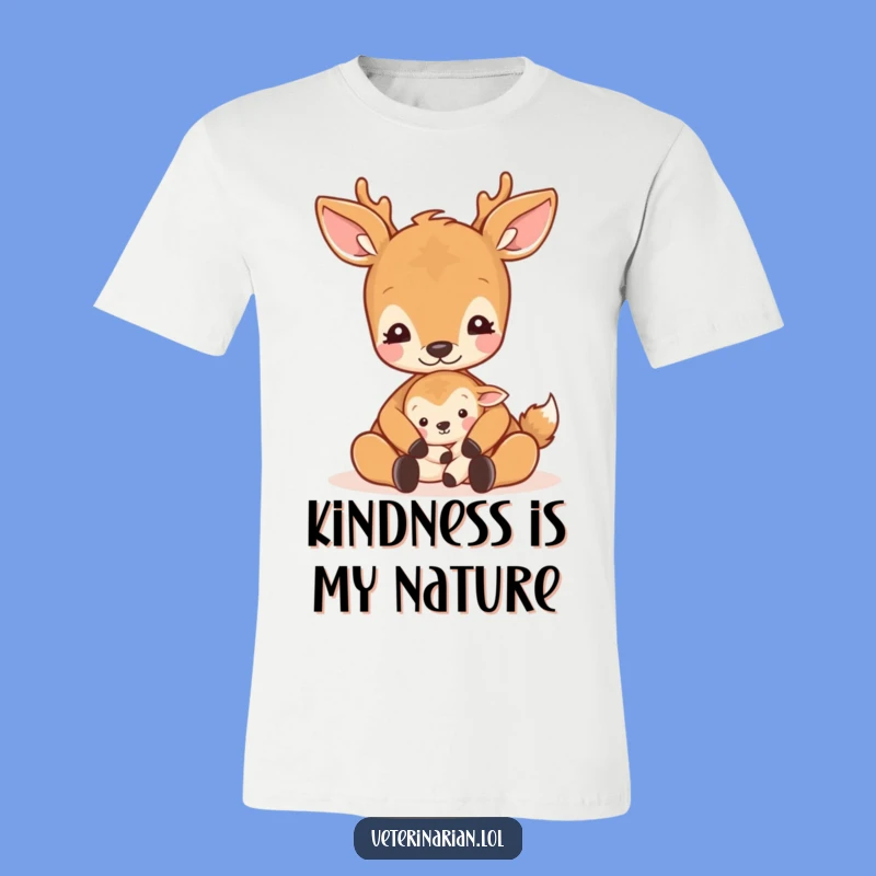 Funny Gentle Deer T-Shirt: Wear Your Kindness with Pride