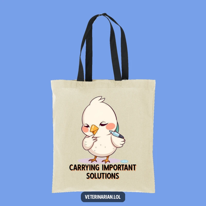 Funny Diligent Bird Dropper Tote Bag - Carry Your Focus in Style Gift