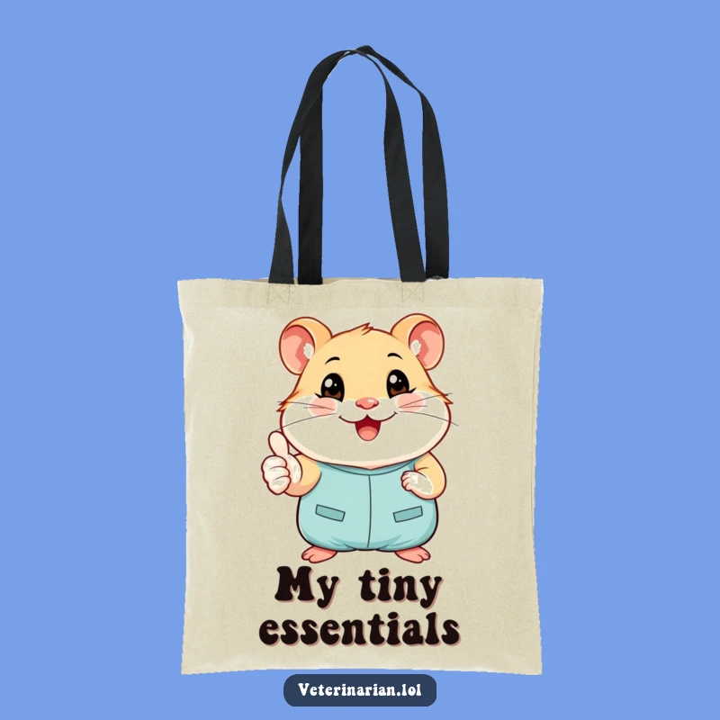 Funny Hamster Nurse Tote Bag - Carry Your Support Gift